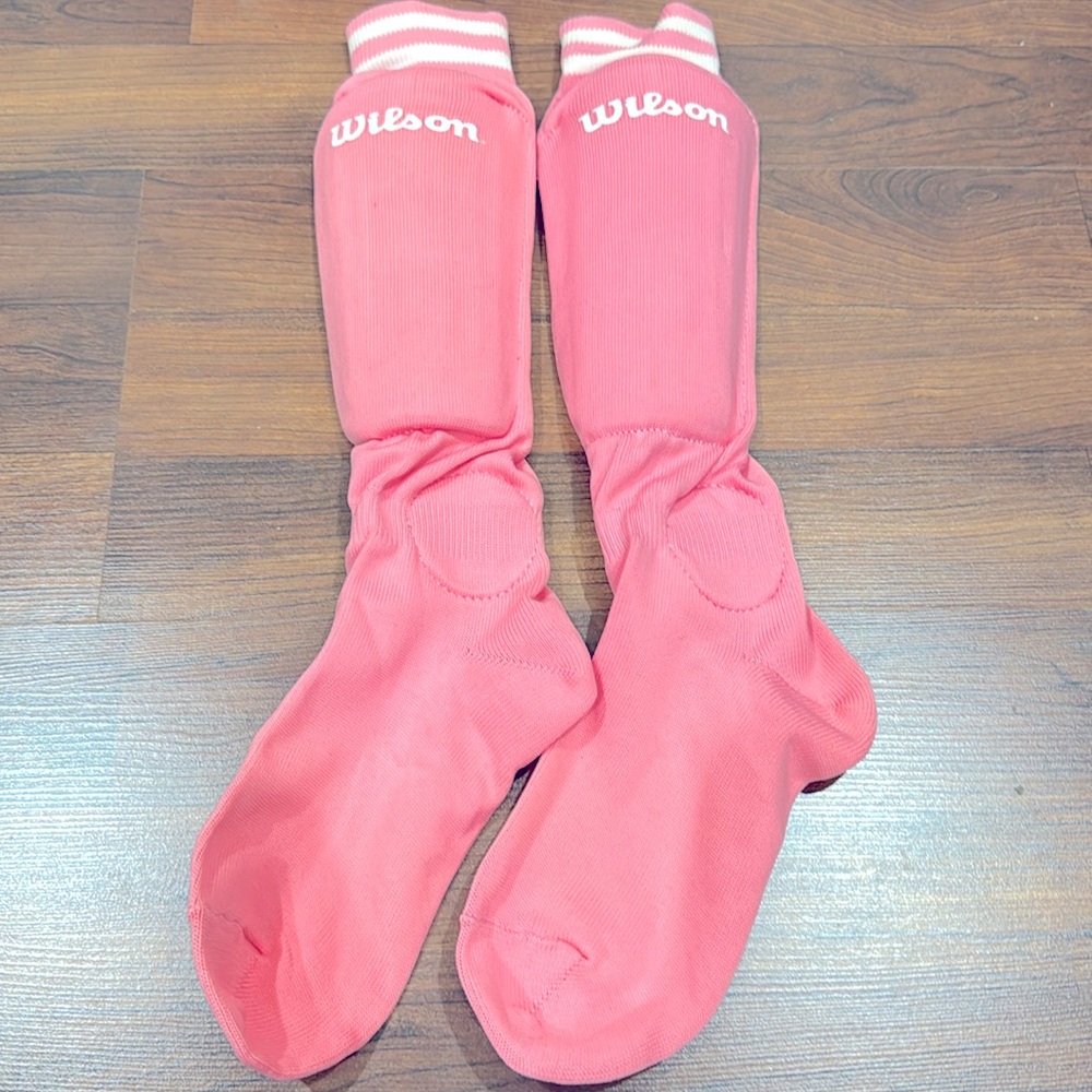 Wilson Long Pink Soccer Socks